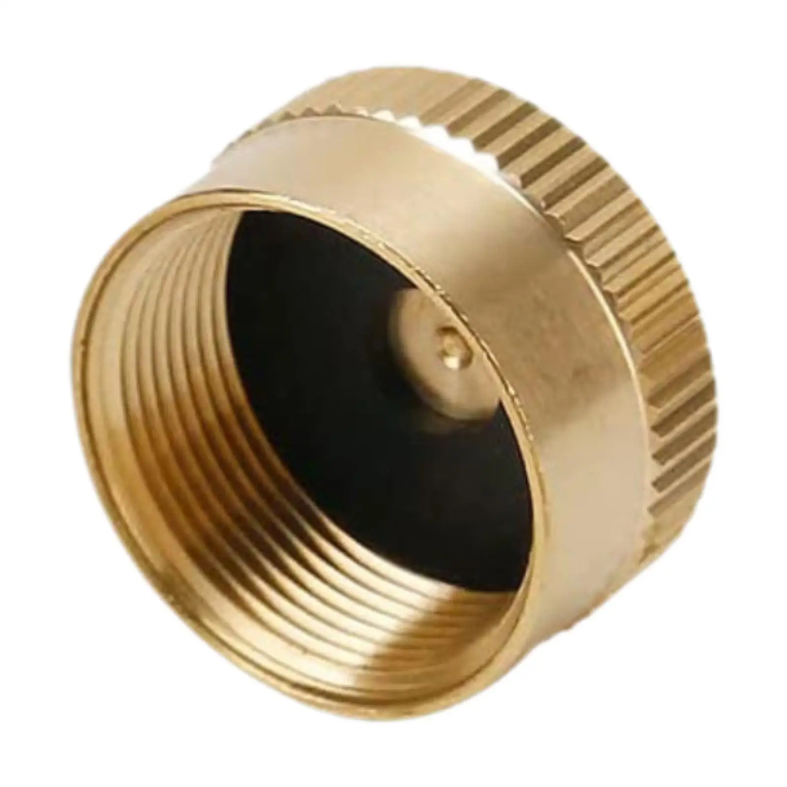 

Propane Cylinder Cap Sealed Cap Refill Adpater Protective Cap Brass Refill Propane Bottle Cap for Home RV BBQ Travel Cooking