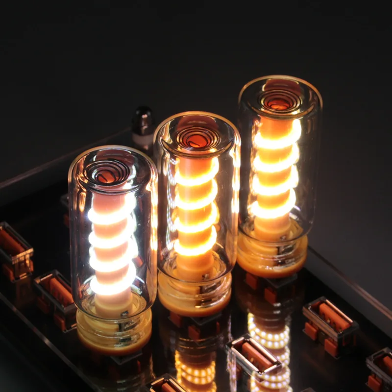 Clear Warm White LED Spiral Bulb 2700K E27 Vintage Edison Light for Living Room Bar Decor