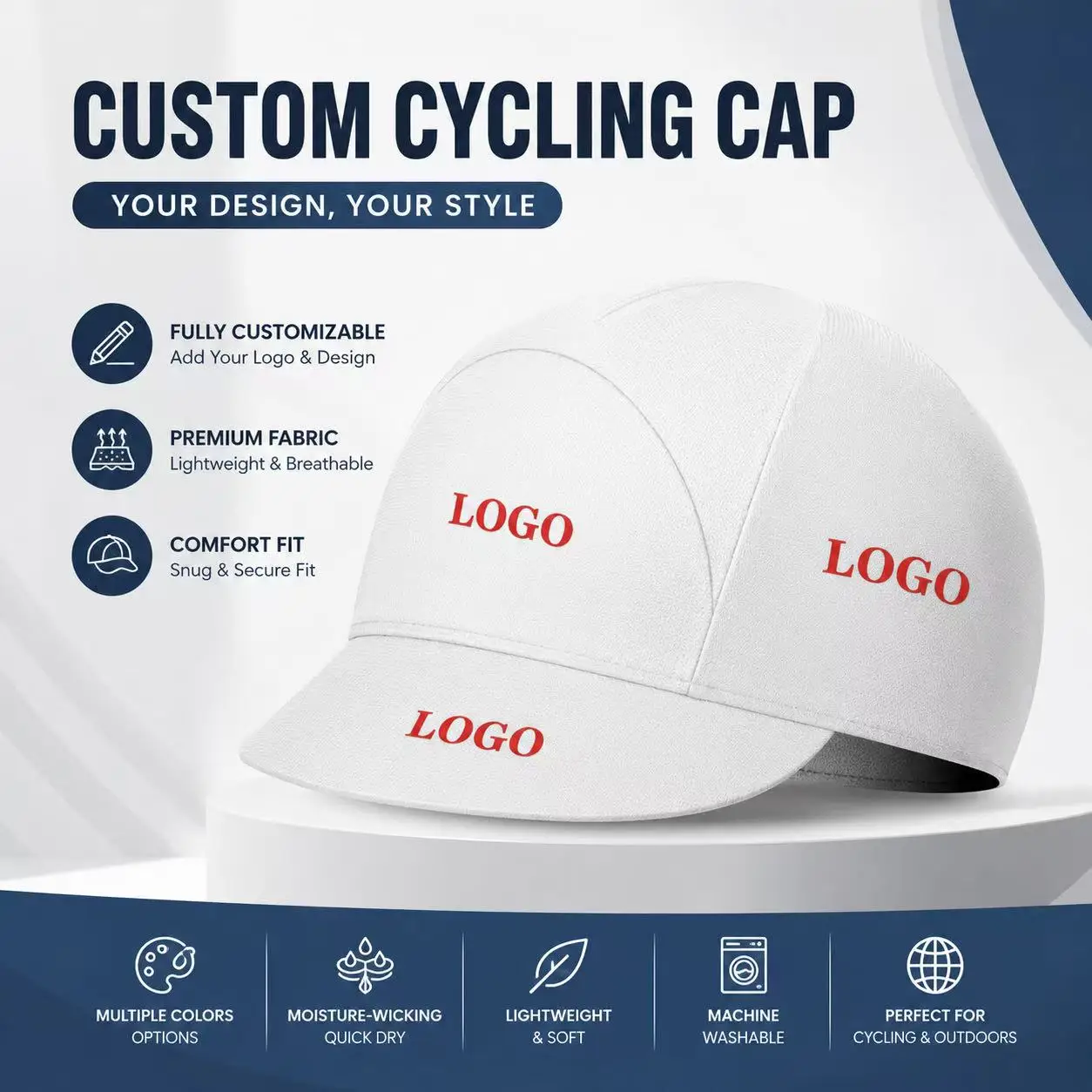 Cycling Hats Cycling Jersey  Custom Classic Retro Cycling Cap Custom Production