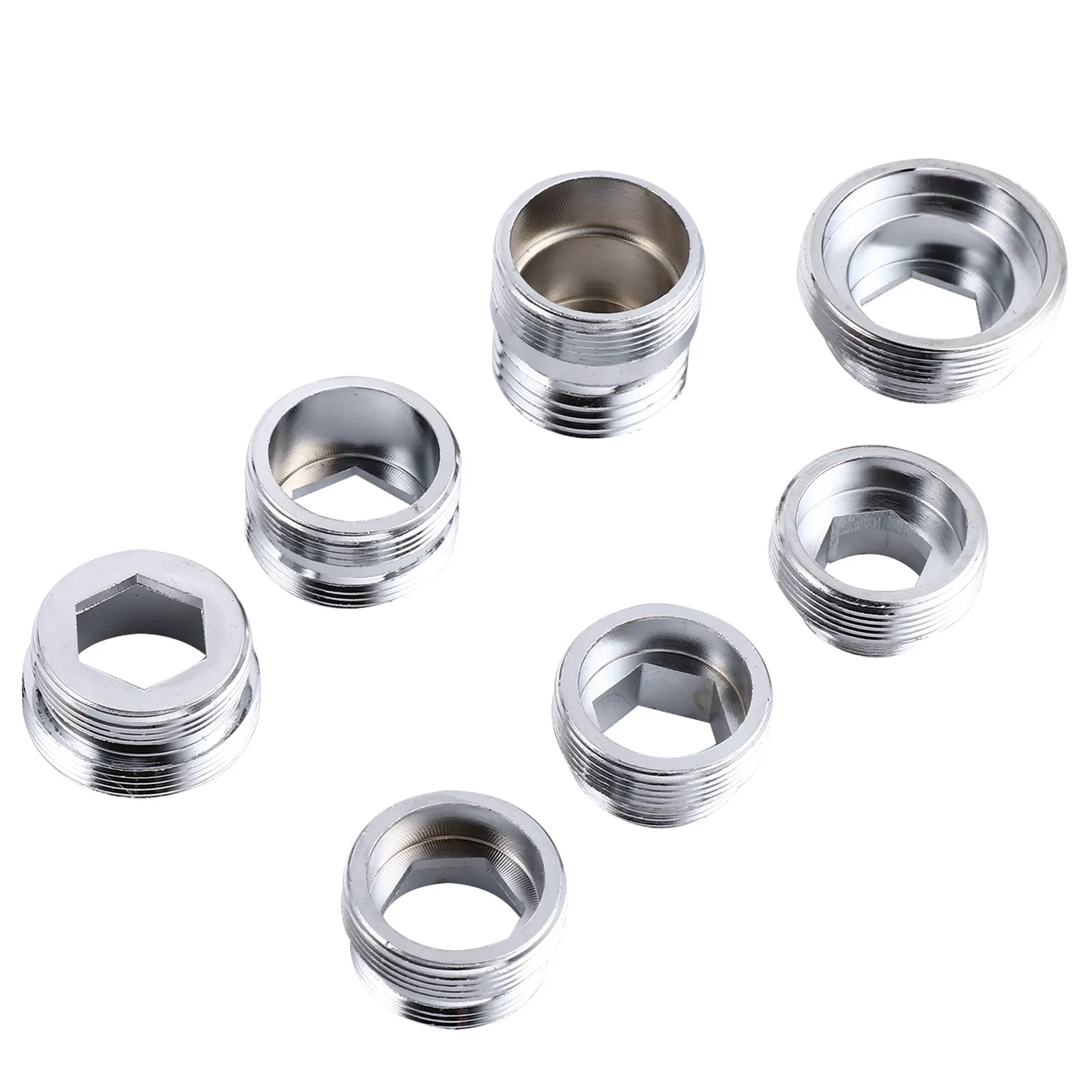 7Pcs Faucet Adapter Kitchen Sink Diverter Home Accessories Copper Leak Proof Hose Connector Water Filter Adaptor