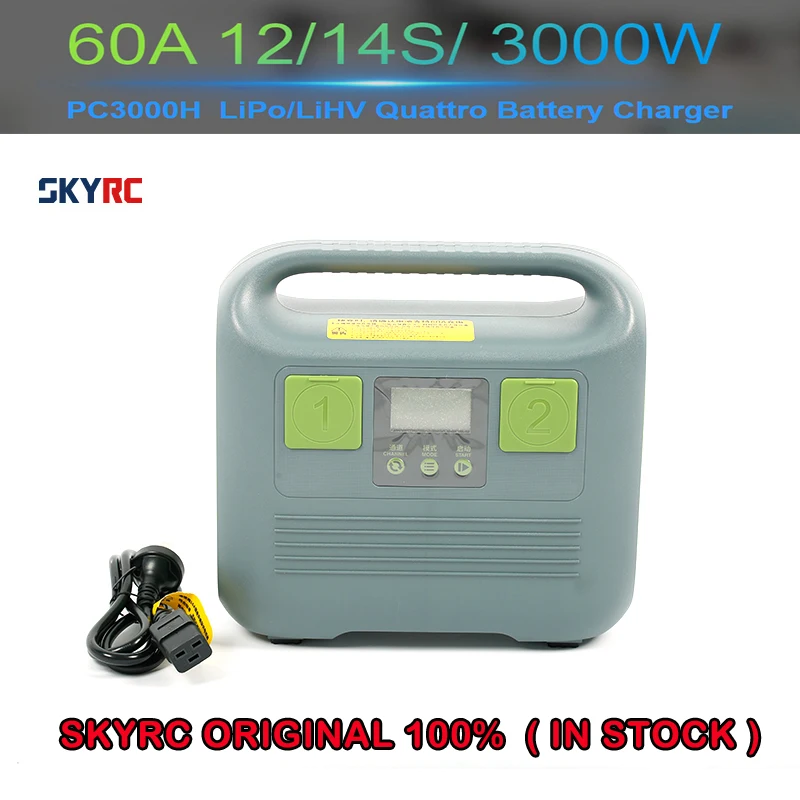 SKYRC PC3000H 60A 12/14S 3000W Charger with Built-industry CAN Bus Communication for Smart Battery Lithium Battery