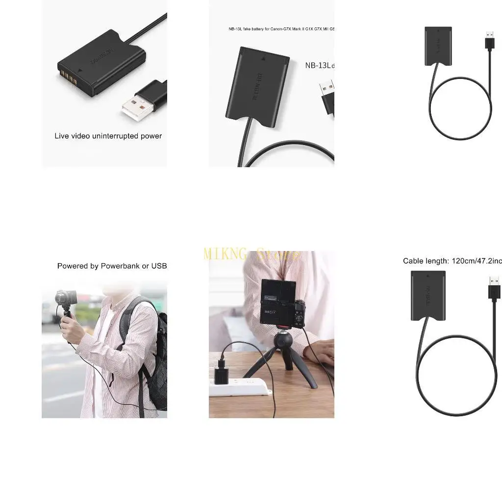 4.2V Cable + DR-110, Nb13l for DC Coupler for Fake Battery G7x Mark Ii G1x G7x G5x G9x Sx720,5V Best Sale