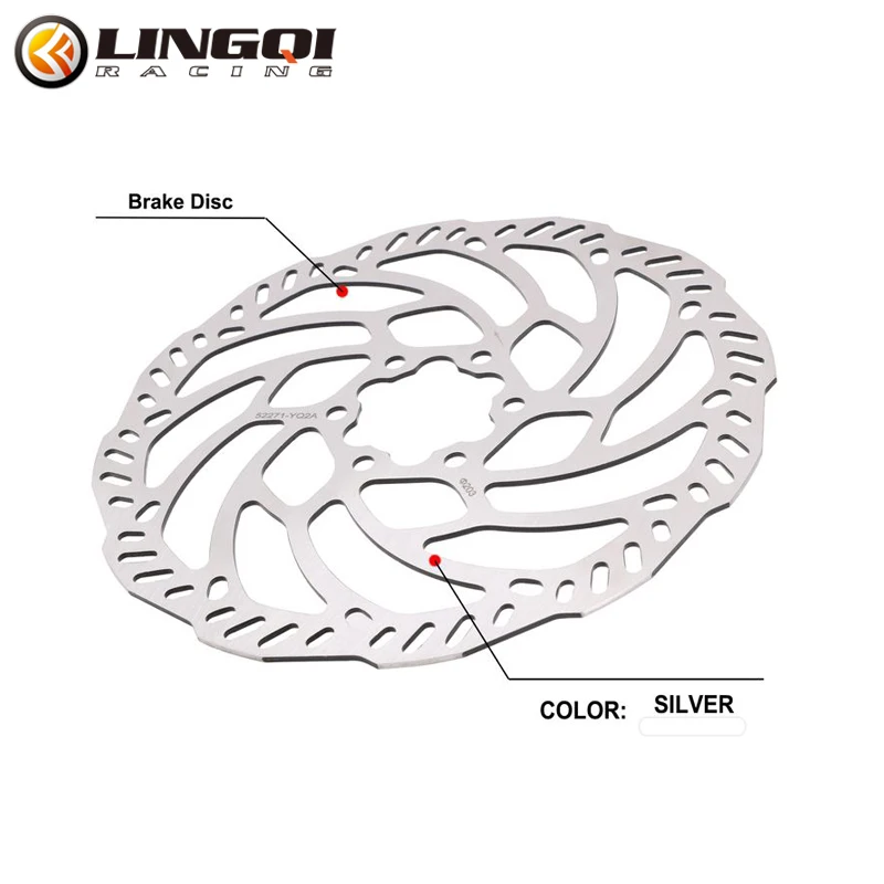 

LING QI Electric Motorcycle Sur Ron Rear Brake Disc Brake Rotor For SurRon Light Bee S X Electric Dirt Bike Pit Bike Motocross