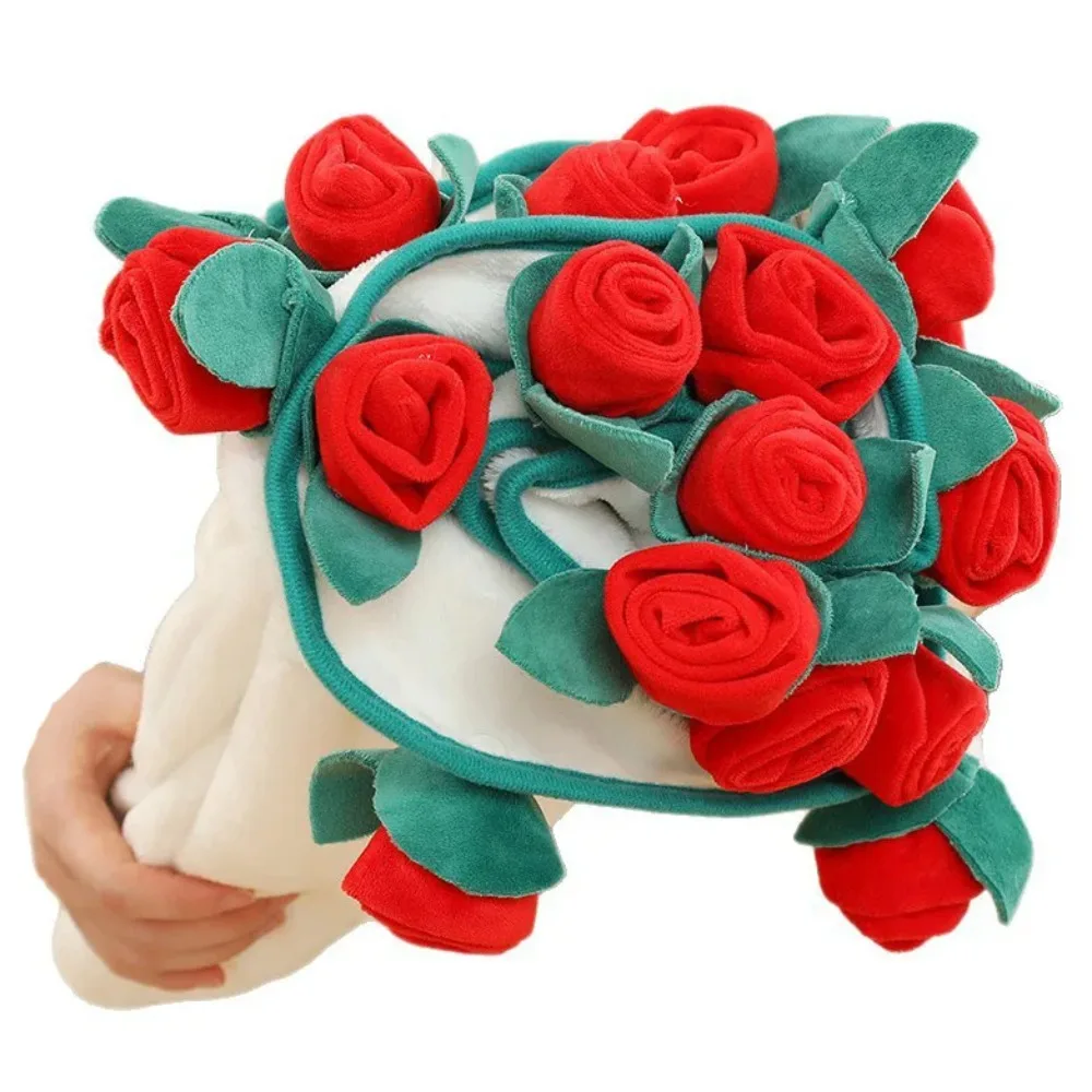 Valentine Rose Blanket Bouquet Gift for Mother Wife Girlfriend Soft Cozy Throw