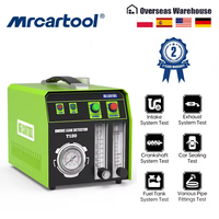 MR CARTOOL T130 Car Smoke Machine Leak Detector EVAP System Smoke Leakage Tester Exhaust Gas Analyzer Tool