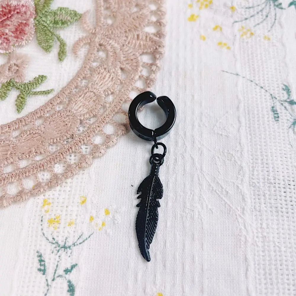 

Fashion Hexagram Doll Jewelry Ear Clip Black Silver Doll Stud Earrings Chain Personalized Mini Doll Earring 15cm/20cm Doll