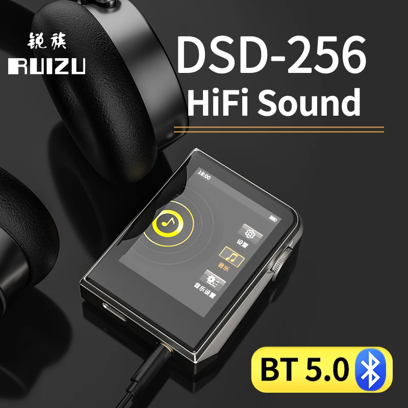 2023 NEW A58 HiFi Music Bluetooth MP3 Player High Quality Hi-Res Digital Audio DSD256 Lossless  Metal Walkman With EQ Equalizer