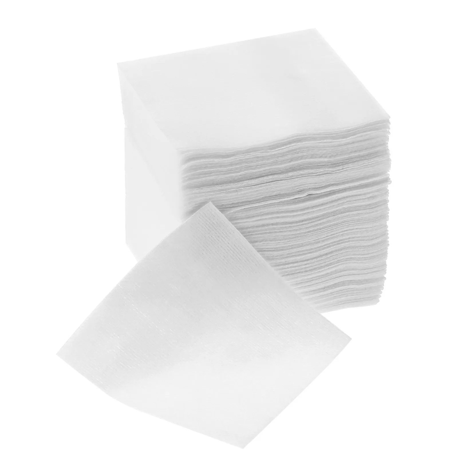 100Pcs Disposable Facial Pads Non- -Thin Square Makeup Remover Pads for Face Eye Skincare Toner Wound Care Cleansing