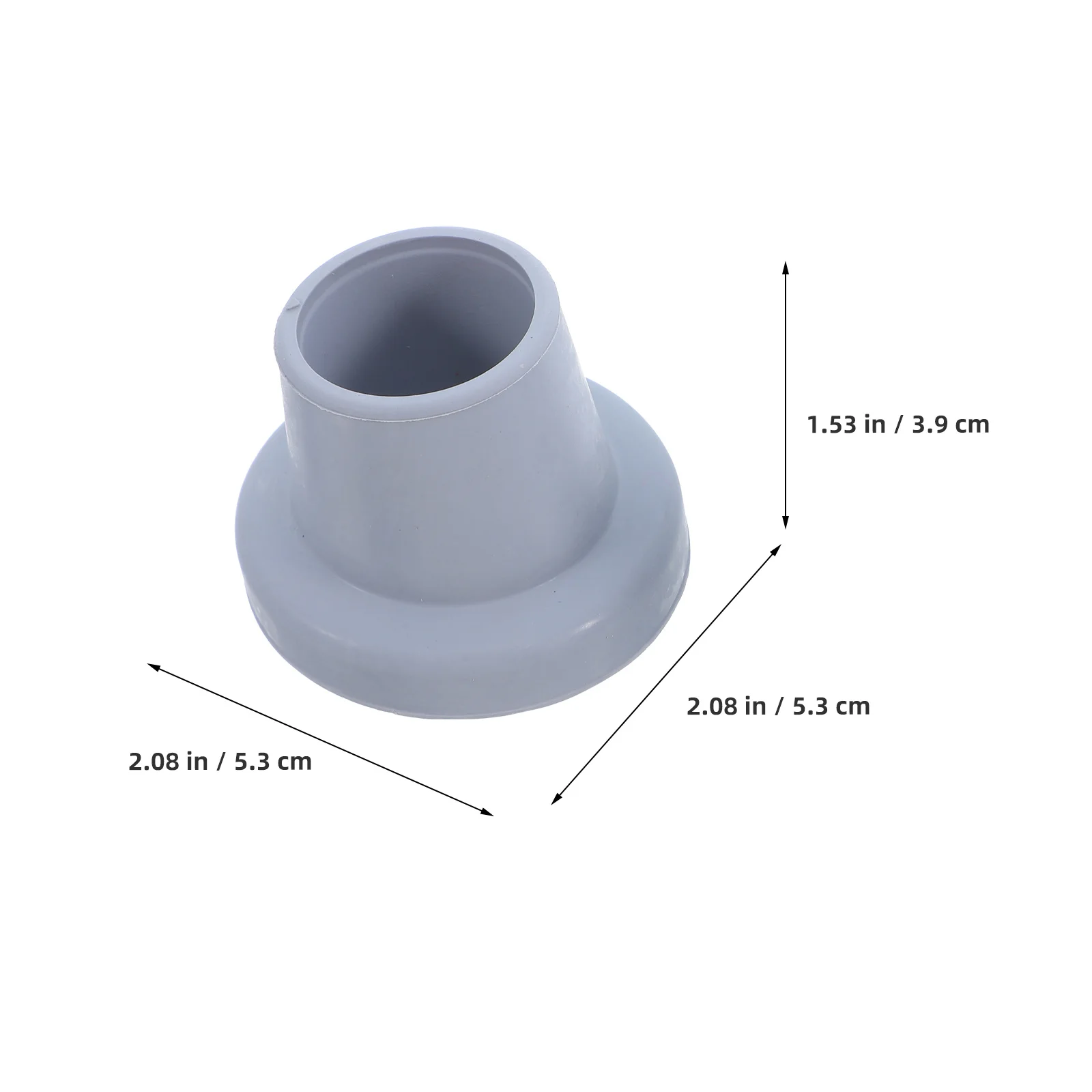 4Pcs Non-Slip Rubber Feet Pads for Bath Chair Shower Stool Replacement Legs 28.5mm Hole Diameter Support Caps Foot Stool Covers
