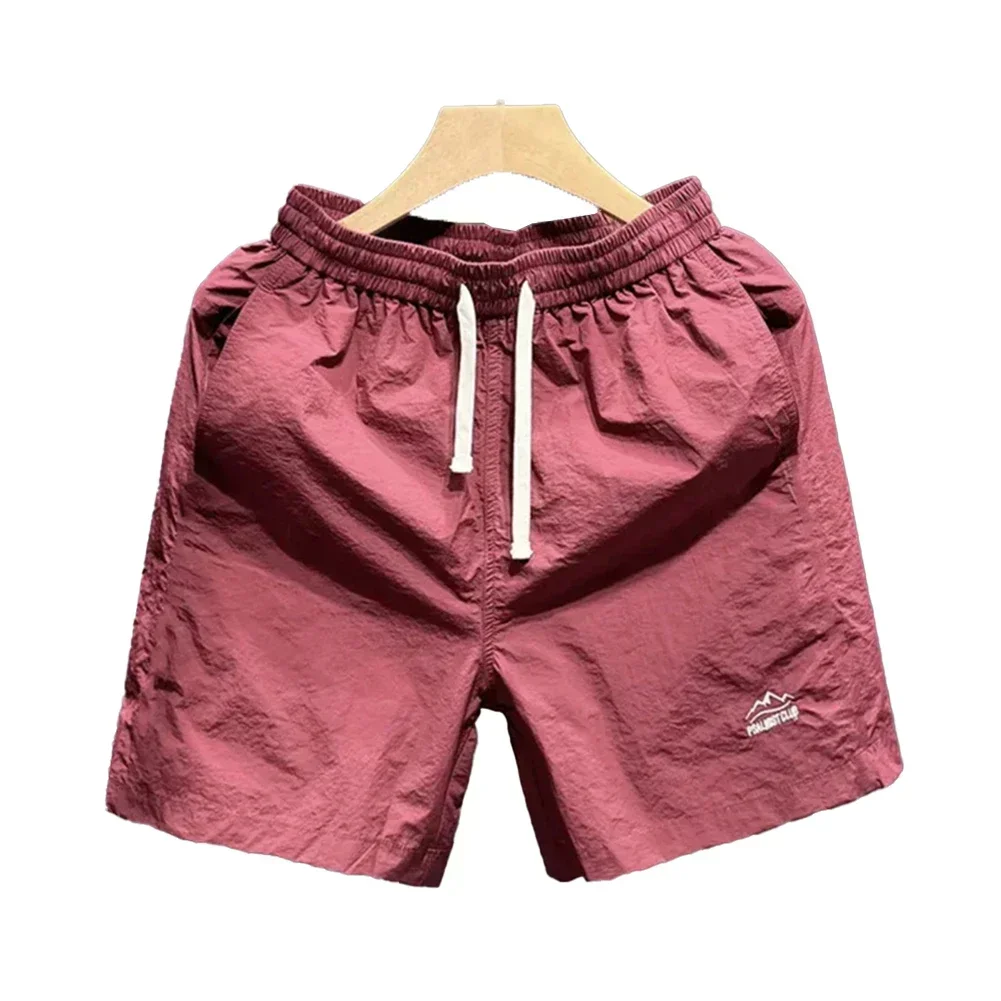 

Beach Activities Men Shorts Drawstring Waist Shorts Breathable Quick Dry Shorts Breathable Material Lightweight Fabric