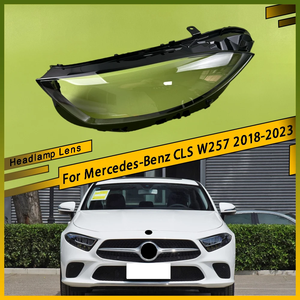 

Left Right Car Headlight Light Lens Clear Covers Headlight Lamp Cover Lampshade Shell For Mercedes-Benz CLS W257 2018 - 2023