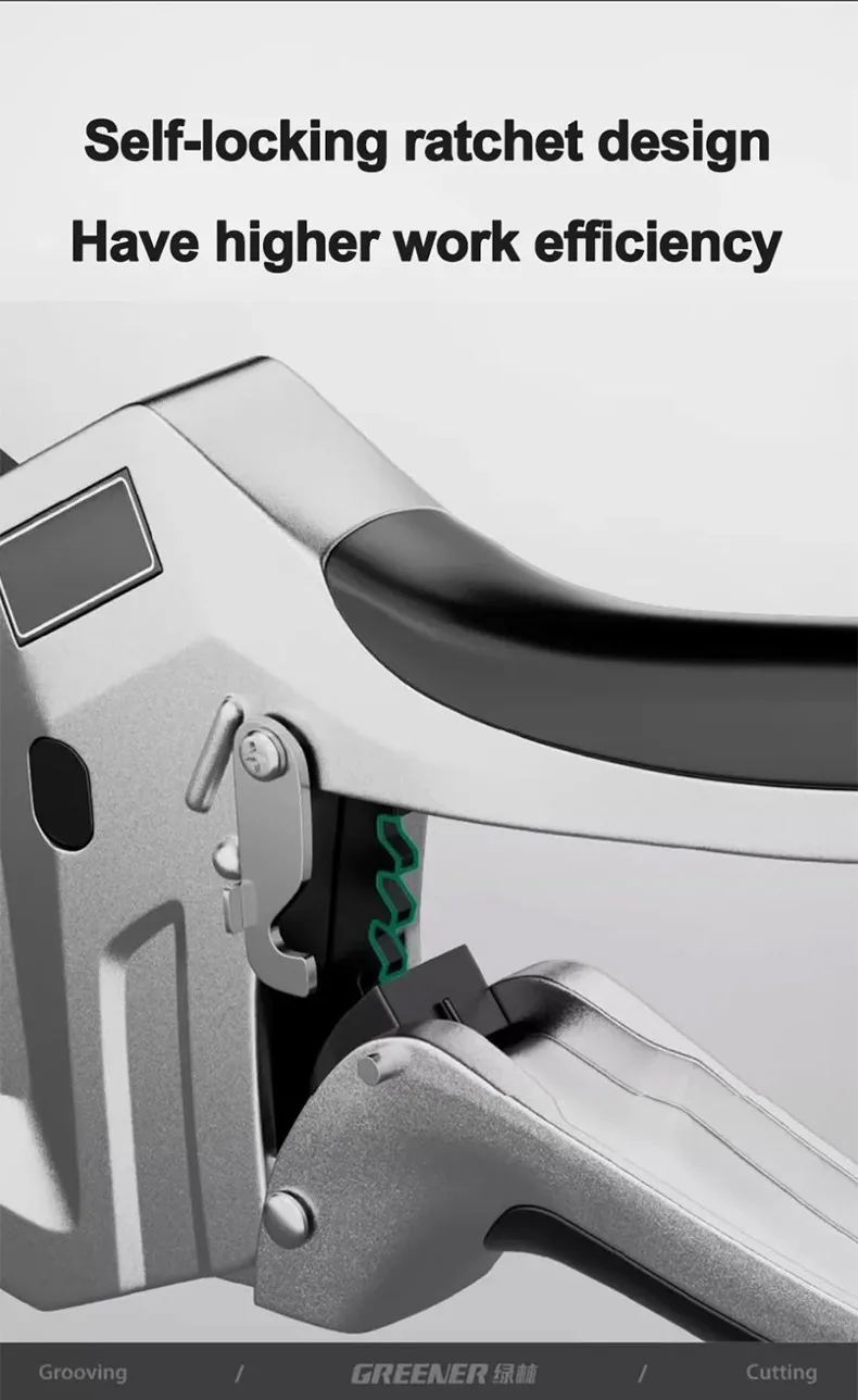 DGEV 33/42mm Ratschen-Rohrschneider Professionelles PVC-PPR-Rohrschneidewerkzeug Schnellschere Kunststoff-Rohrschneider Hardware-Werkzeug – Detail 5