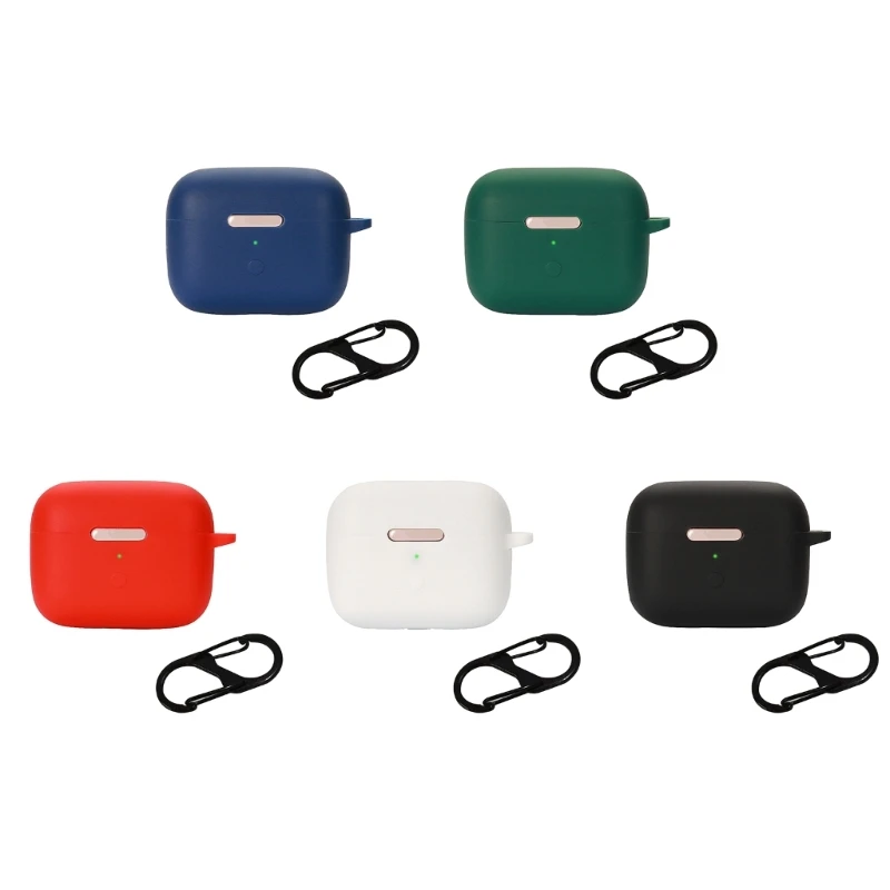 Совместимость с Oraimo FreePod Pro Противоударный чехол для наушников Ударопрочный корпус Противопылевой моющийся силиконовый