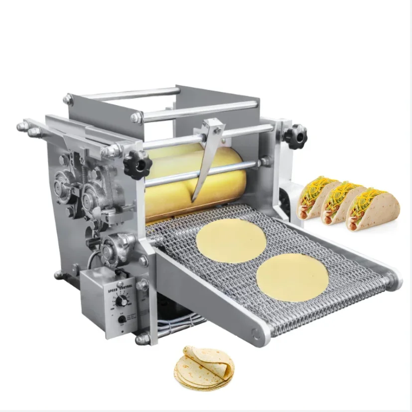 Full Automatic industrial flour corn mexican tortilla machine taco roti maker press bread grain product tortilla making machines