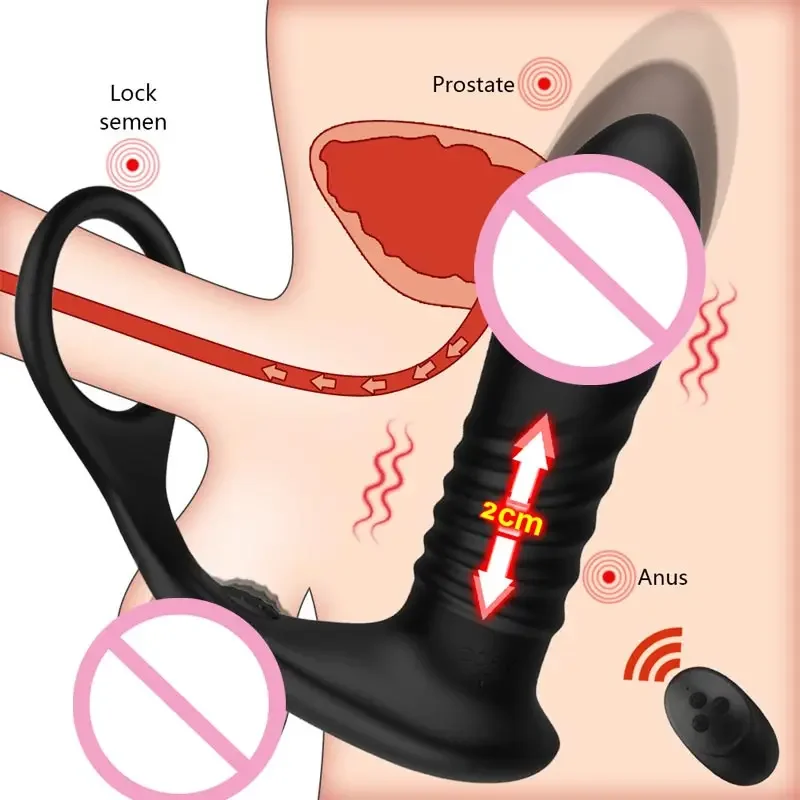 Manchon d'agrandissement du pénis pour hommes et femmes, verrouillable, machine à sexe masculin, liège Penianano Ananlny, anneau de cul, vibrateur, tapon, USB