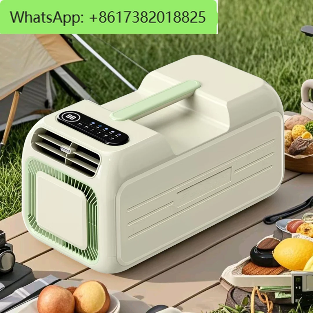 Gran volumen de aire, reducción de ruido ligero, sin drenaje, capacidad de enfriamiento de 1400w, aire acondicionado móvil portátil