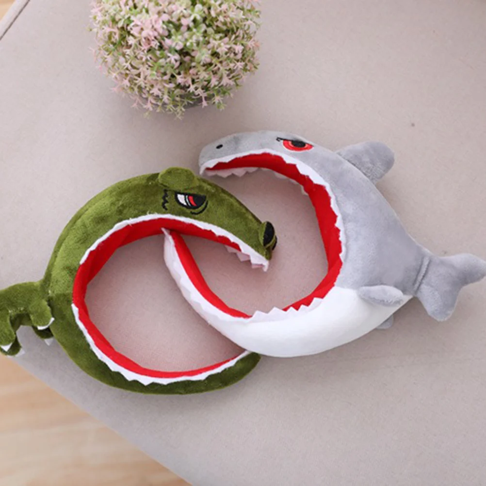 

Grey Shark Headdress Lightweight Adorable Hair Bands Party Favors Costume Carnival Christmas Decoration Supplies Shark Hair