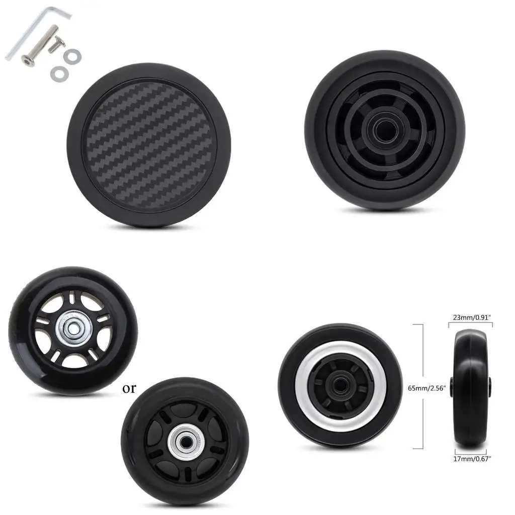 

D46D 1PC DIY Suitcase Luggage Replacement Repair Accessories Mute Replacement