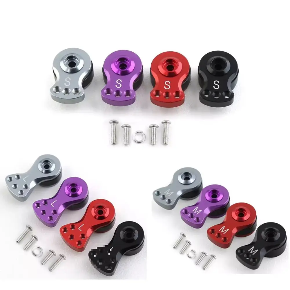 25T Servo Arm S/M/L Large Torque Design RC Car Servo Parts Aluminum Alloy Crawler Servo Arm for Axial Tamiya RC Accessories