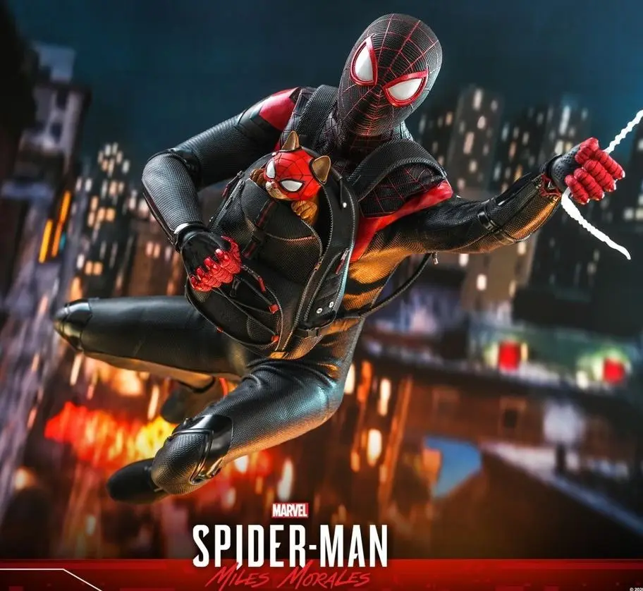 

In Stock HT 1:6 Mobile Doll Game Series VGM 046 Spider Man Miles Morales Model Collection Gift