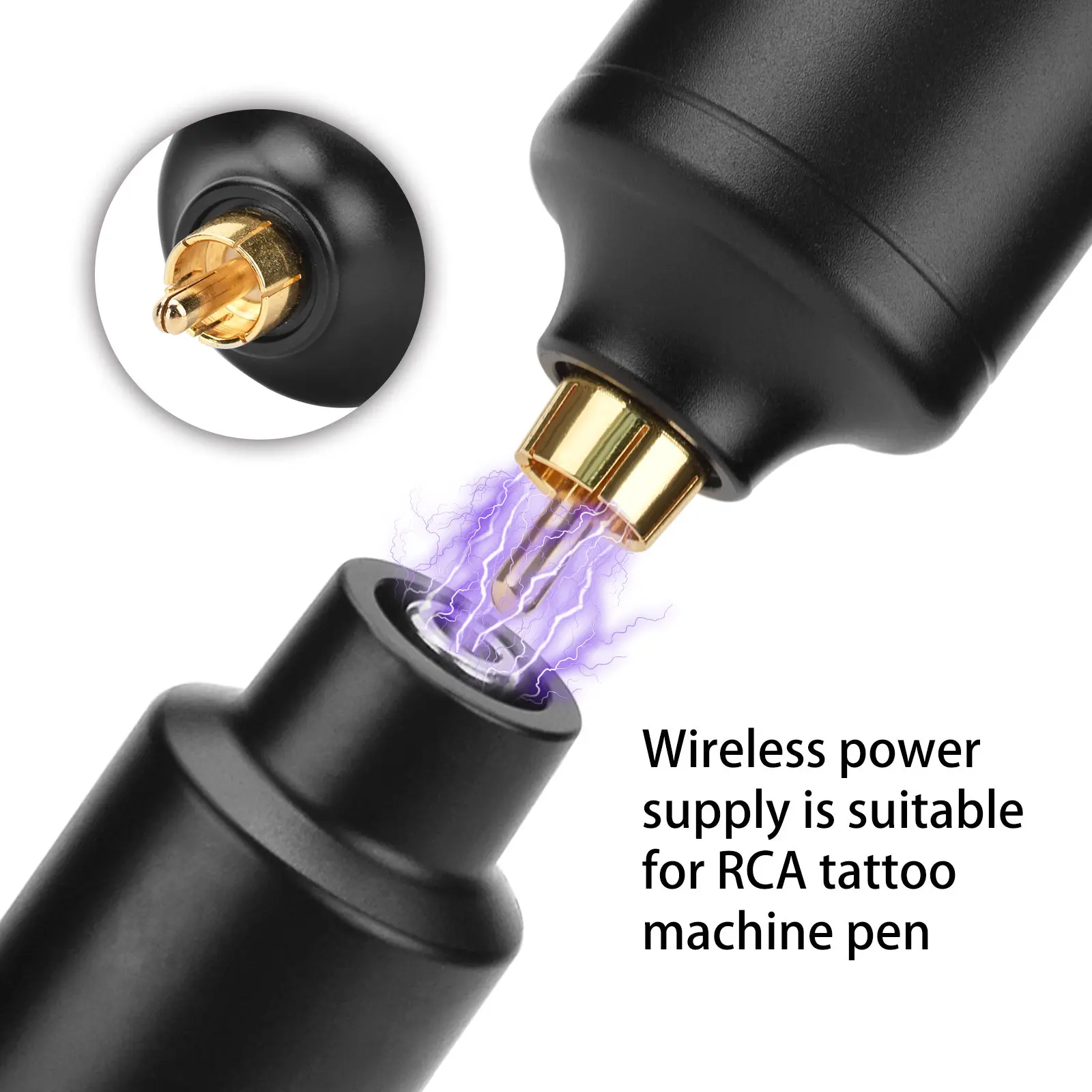 1500m Mini Wireless Tattoo Battery Power Supply RCA USB Interface For Rotary Machine Accessories Fount Adapter Fast Chargering