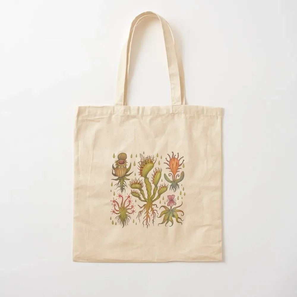 Carnivorous plants Tote Bag tote bag screen shopping cart bags Tote Bag