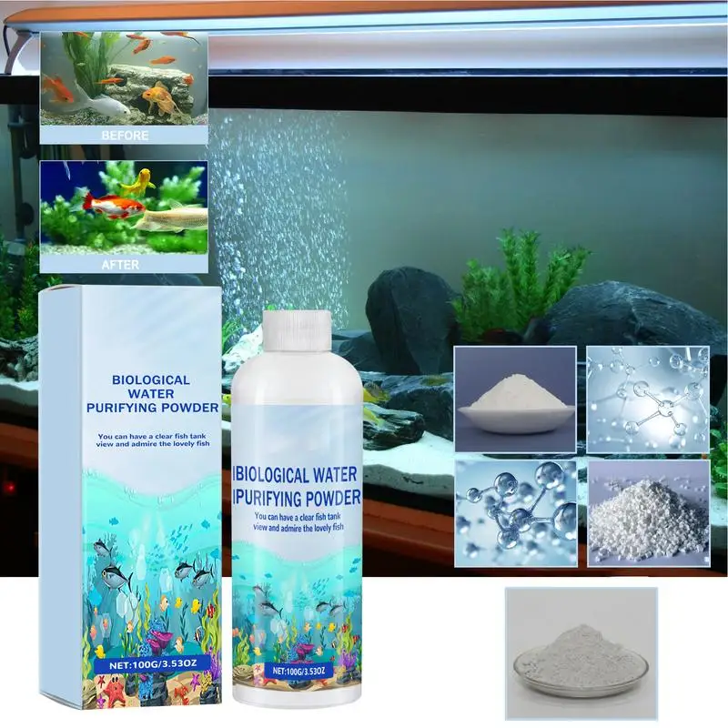 Algae Remover For Fish Tank Mini Aquarium Algae Control Pond Algaecide Algae Removal Home Amphibious Aquarium Water Clean