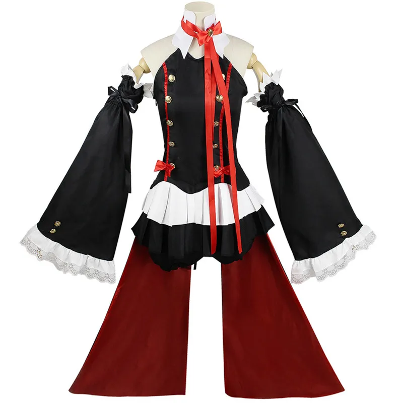 Seraph Van Het Einde Krul Tepes Cosplay Kostuum Uniform Anime Owari Geen Seraph Heks Vampier Curl Tepes Kleding Voor Vrouwen