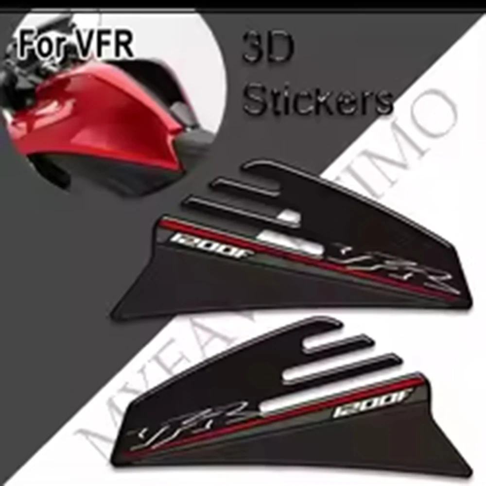 For Honda VFR1200F VFR 1200 F Motorcycle Stickers Tank Pad Side Grips Gas Fuel Oil Kit Knee Decals VFR1200 Accessories