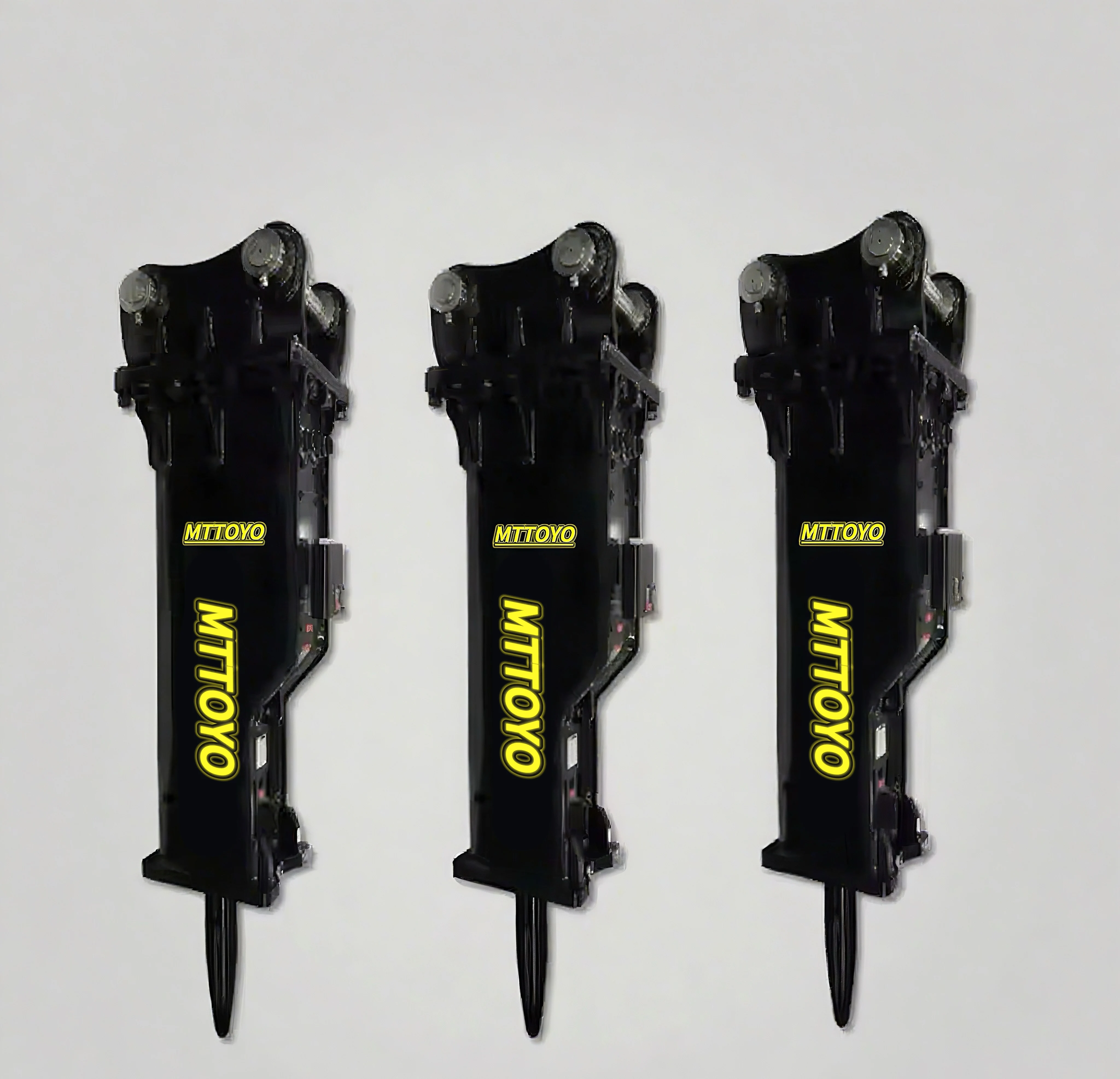 Martello di frantumazione idraulico dell'escavatore Demolitio F35 F45 150 165mm per la rimozione della base dell'attrezzatura per la distruzione dell'edificio