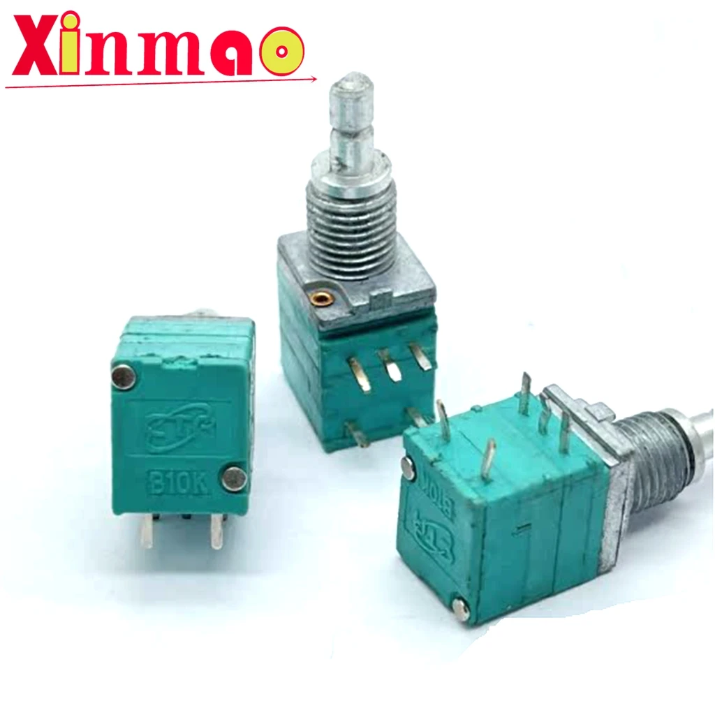 CTR EK09 precision potentiometer with switch B10K axis length 15mm