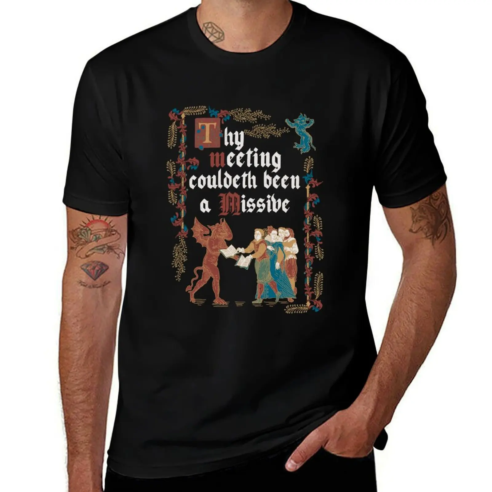 Could Have been an Email Medieval Style - funny retro vintage English history T-Shirt Anti-Perspiration Workout Top T-Shirt