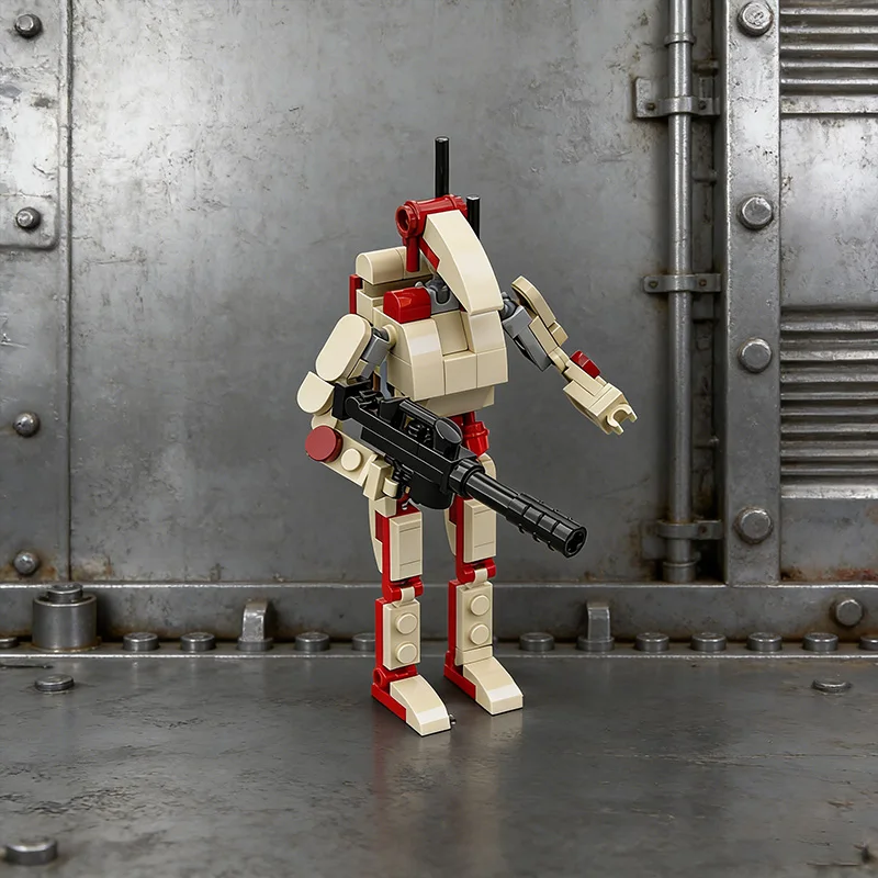 601 PCS Space War Model Obscure Droid Pack 2 MOC Customize Modular Building Block Simple Design Popular DIY Assembly Toy Gift
