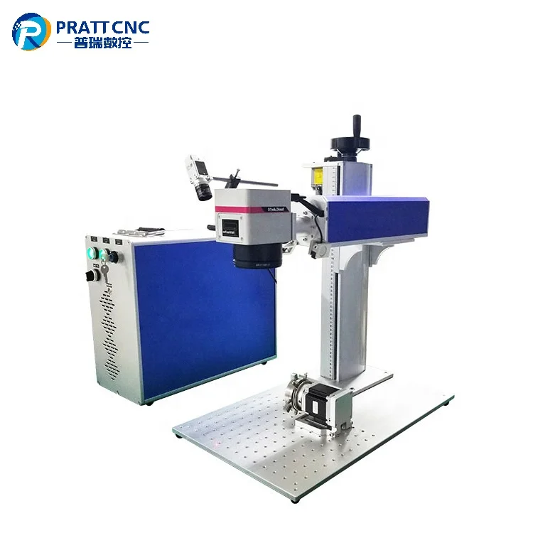 3d Fiber Laser Marking Machine 100w With Raycus Jpt 30w 60w Mopa M7 Laser Marking Machine Pratt Factory 2.5d Deep Marking