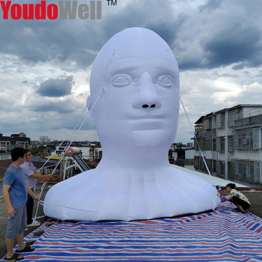 Huge Inflatable Human Head Bouncer for Events and Exhibition Halls