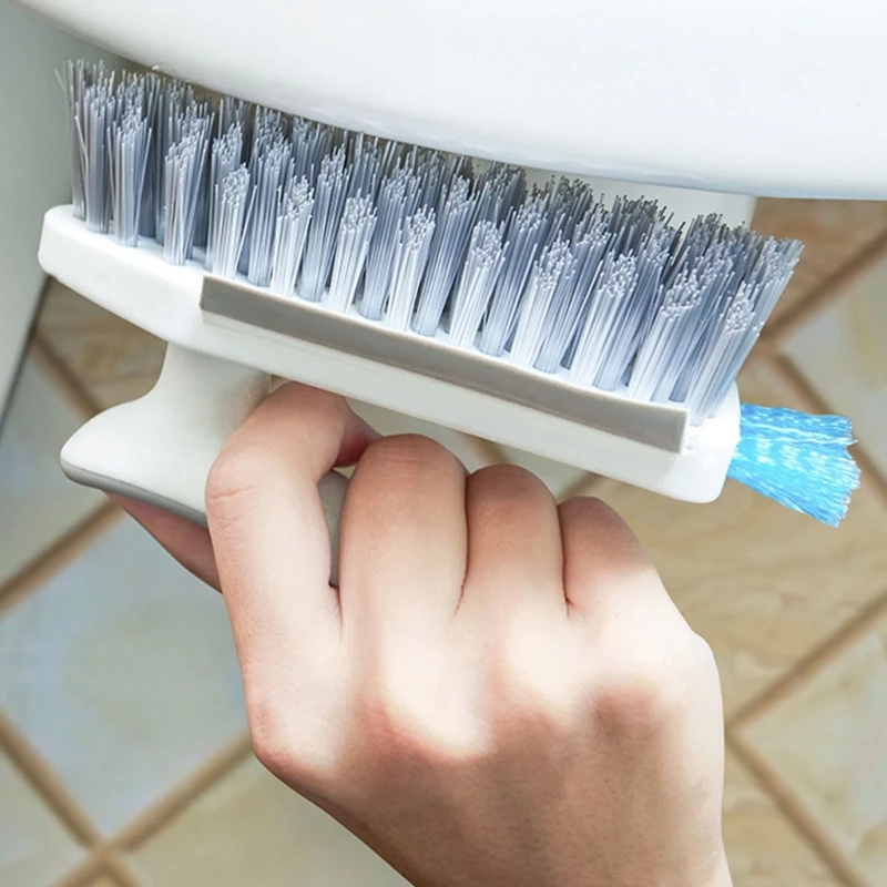 Flexible Gaps Cleaning Brush With Angled Efficient Bathroom Floor Scrubber HX6C