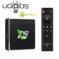 Ugoos X4Q Pro X4Q Plus X4Q Cube S905X4 Quad Core TV Box ARM G31 MP2  Android 11 2.4G 5G 1000M BT 5.1 Set Top Tox 4K Media Player