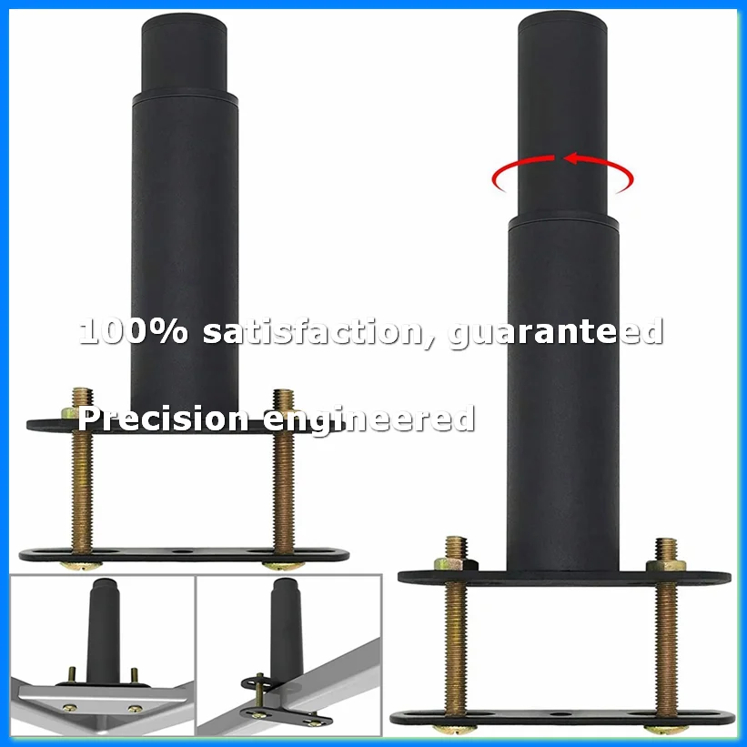 

2PCS (7-13.5Inch) Adjustable Metal Bed Frame Support Legs, Bed Frame Center Slats Heavy Support Leg Replacement Parts-A22U