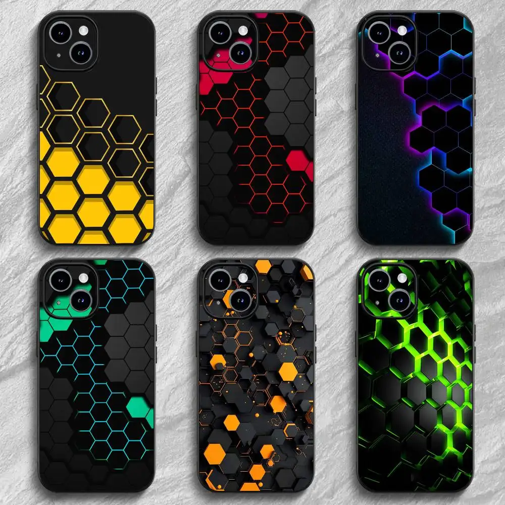 حافظة هاتف على شكل قرص العسل لهاتف 17 12 13 14 15 16Pro Max Mini Classic Plus جاذبية مغناطيسية قوية