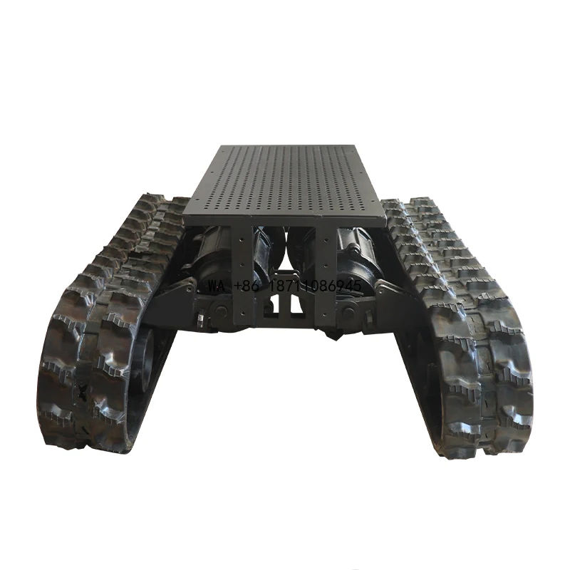 Underwater IP68 Cable Winder Robot Chassis, Equipped for Large Pipeline Crawler Tracks  Robot Platform