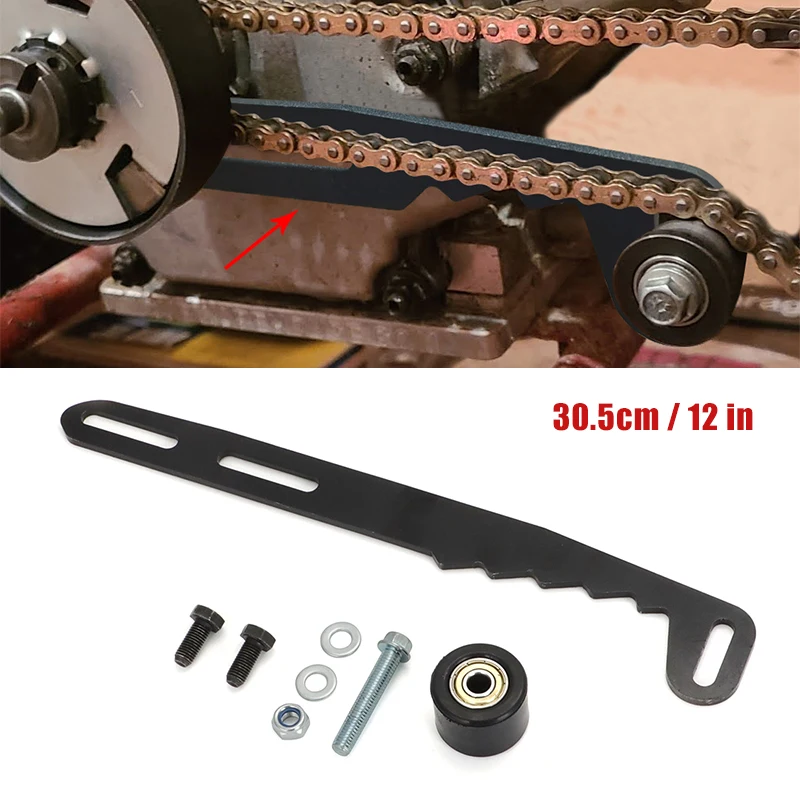 

12" MiniBike Chain Tensioner Adjuster For Small Block 212 234 236 Predator Gx200 Mini Bike Chain Tensioner Extended Version