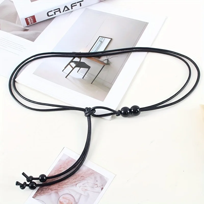 1 قطعة حزام تنحيف المرأة قابل للتعديل مع لهجات الخرزة البني مشد للخصر لفساتين القمصان والسترات محسن نمط اليوم إلى الليل