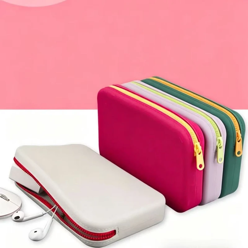 2026 Women Square Large Capacity Cosmetic Storage Bag Multi-Functional Digital Storage Box Organizer for Home For Travel