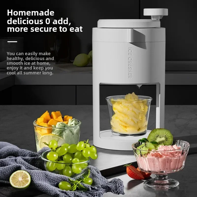 

Shaved ice Household small continuous machine Sand ice machine Manual hail ice machine Manual breaker