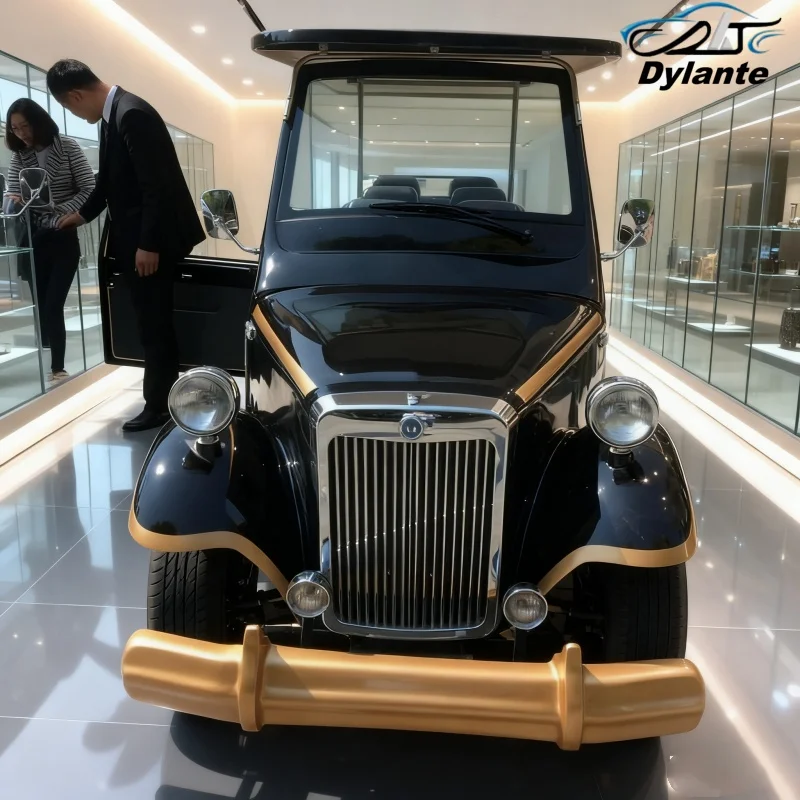 Best Selling Promotional Various Good Quality 72V Lead-Acid Maintenance-Free Battery Electric Sightseeing Vintage Classic Car
