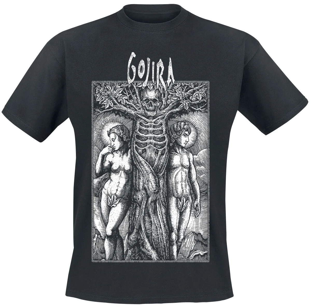 Gojira Volcano Eruption Tee, Metal T-Shirt with Surreal Sun & Ocean Print, Metal Fan Merch