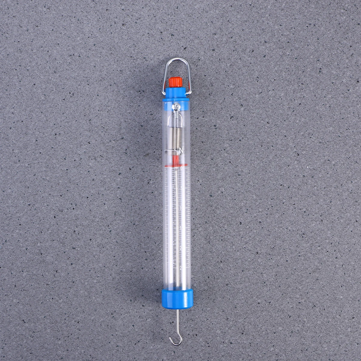 

25N 2500g Spring Scale Force Gauge Mechanical Dynamometer Hanging Gram Scale Physics Classroom Field Use Stainless Steel Hook