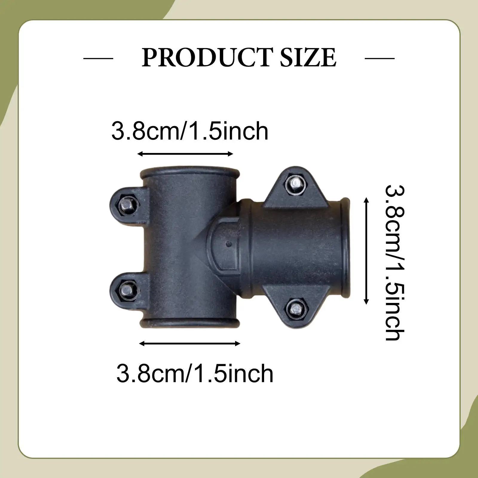 Drum Rack Clamp Holder Practical Universal Quick Installation Percussion Drum Rack Tube Clip Three Way 3.8 cm Bracket Mount