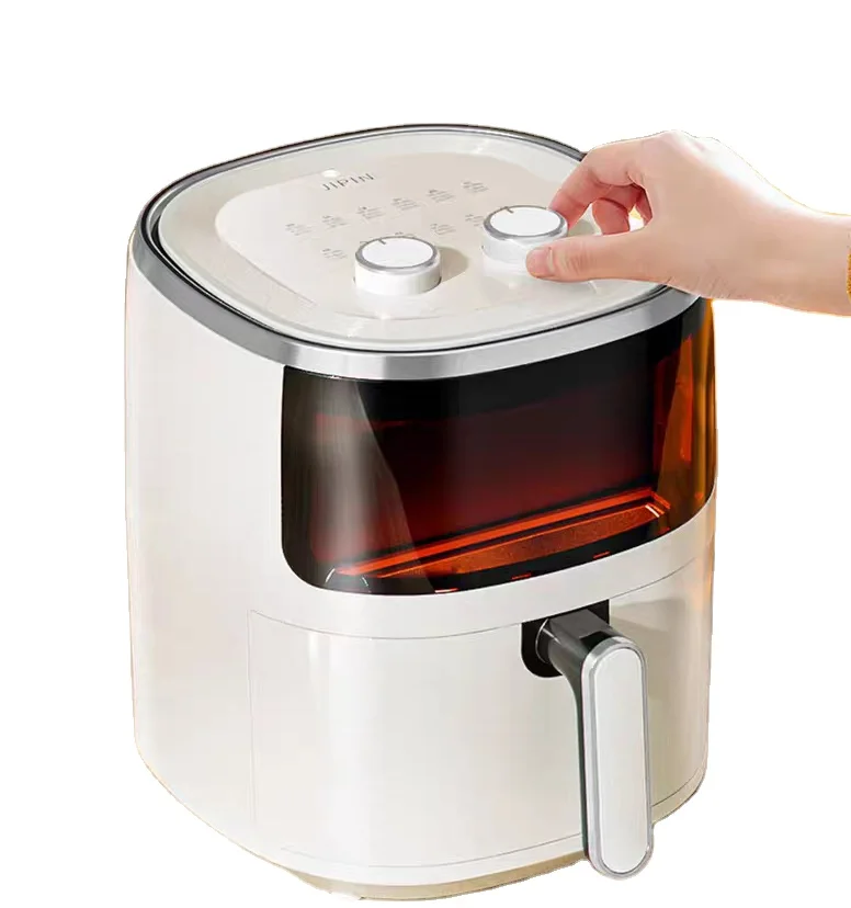 

2026 New Model Multi-functional Kitchen Appliances 5.5L 6L Electric Air Fryer French Fry Machine Automatic Multi-function Intell
