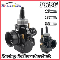 Racing Carburador Carb For Yamaha Zuma JOG50 JOG90 BWS100 Suzuki RG50 Honda DIO50-90 Qianjiang 50 PHBG Carburetor 17mm 19mm 21mm